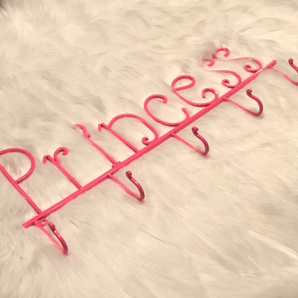 Pink Princess 5 Hook Hanger